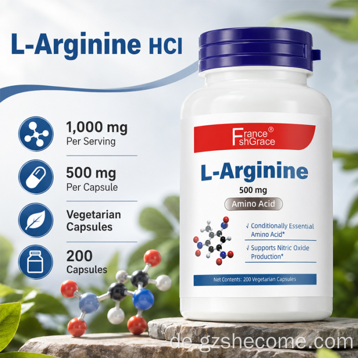 Shecome Stickoxid-Aminosäure-L-Arginin-Kapseln